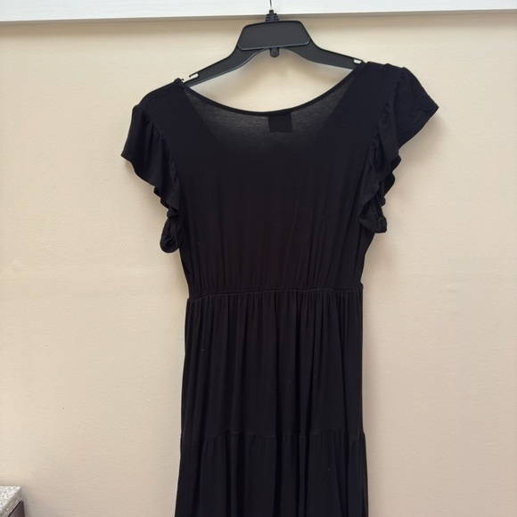 Olivia Rae Black Dress with Ruffle Detail - Picture 5 of 5